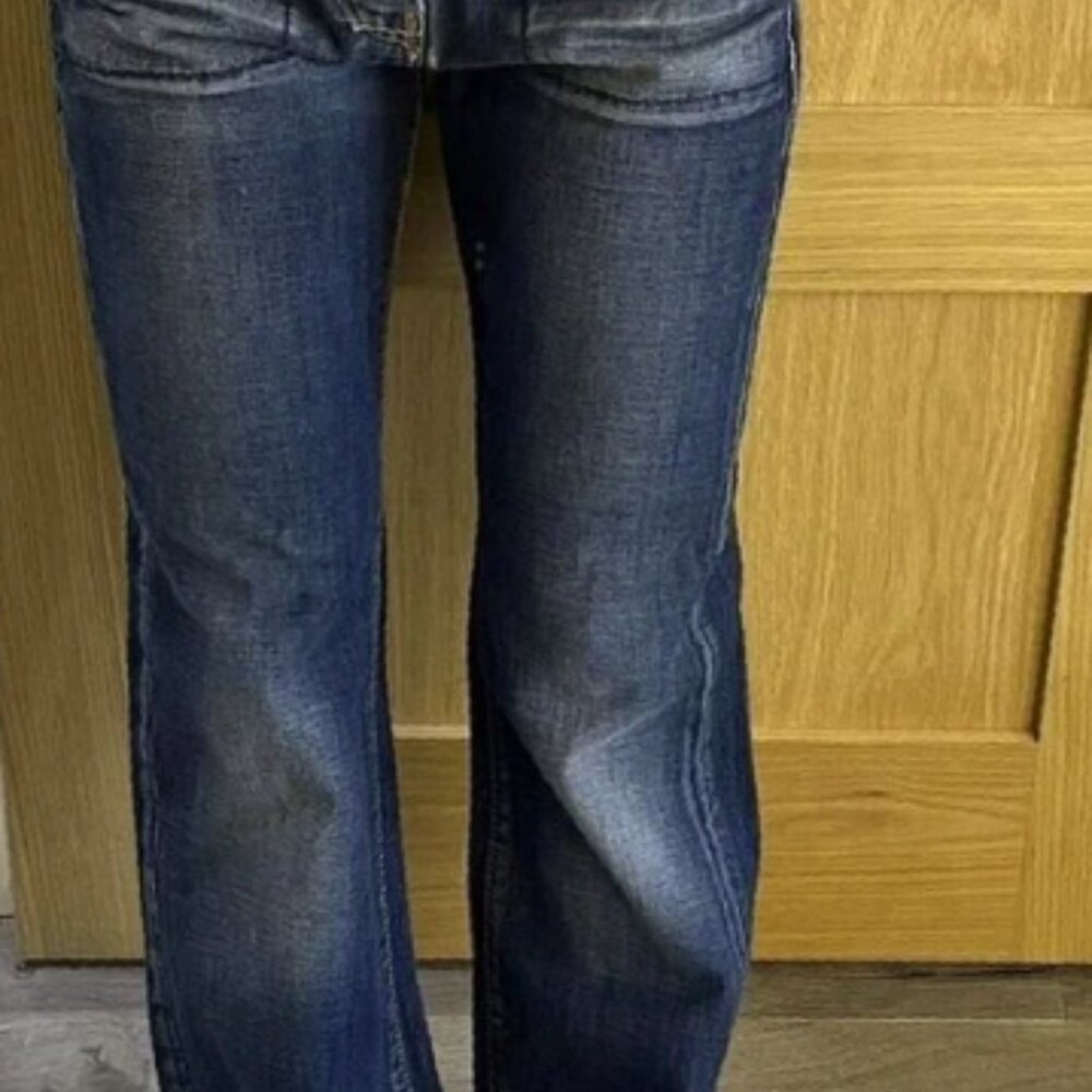 Low rise wide leg denim elegant y2k straight jeans